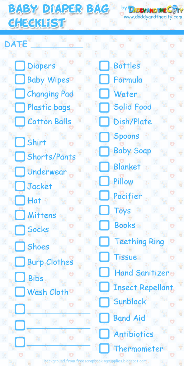 baby checklist printable. This will be a handy checklist