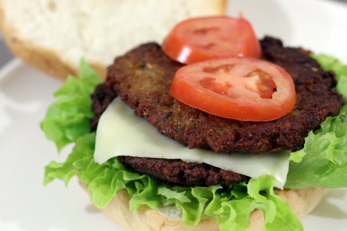 Vegetarian Mushroom Burger