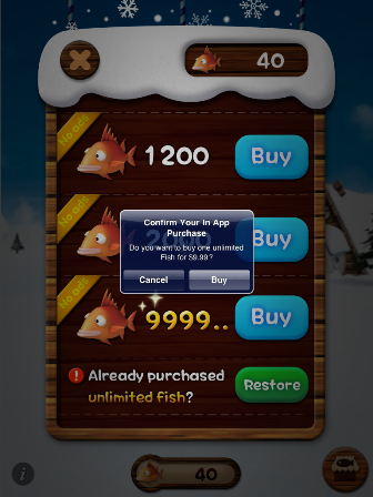Pororo Ipad App - Unlimited Fish