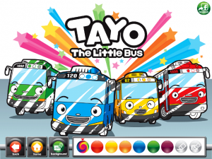 Tayo the Little Bus - Coloring Book