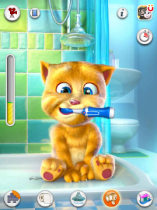 Talking Ginger iPad App - Toothbrush