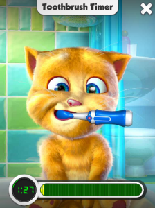 Talking Ginger iPad App - Toothbrush Timer