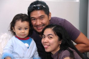 Angel Gab With Dad and Mom