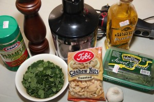 Malunggay Pesto - Ingredients