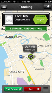 GrabTaxi - Tracking Taxi