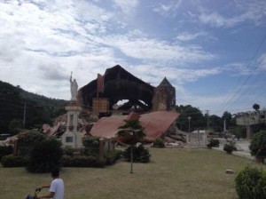 Loboc Church after the Earthquake