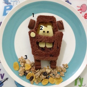 Food Art - Tow Mater Notes