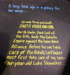 Darth Vader and Son Comic Book - Page 1