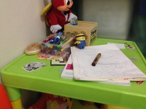 Gabs Treasure Hunt - Minion on the Table
