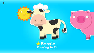 Animal Math Games for Kids App - Bessie