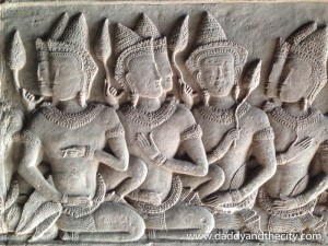 Wall Detail in Angkor Wat