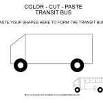 Vehicle-Themed Color-Cut-Paste Worksheets for Toddlers – Daddy and the City