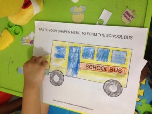 School Bus Worksheet