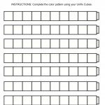 Patterns Unifix Cubes - BLANK