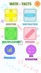 Math Fact Montessori Free iOS App - Operations
