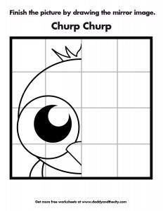 Churp Churp - Draw Mirror Image