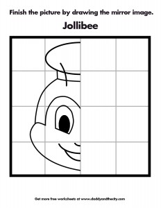 Jollibee - Draw Mirror Image